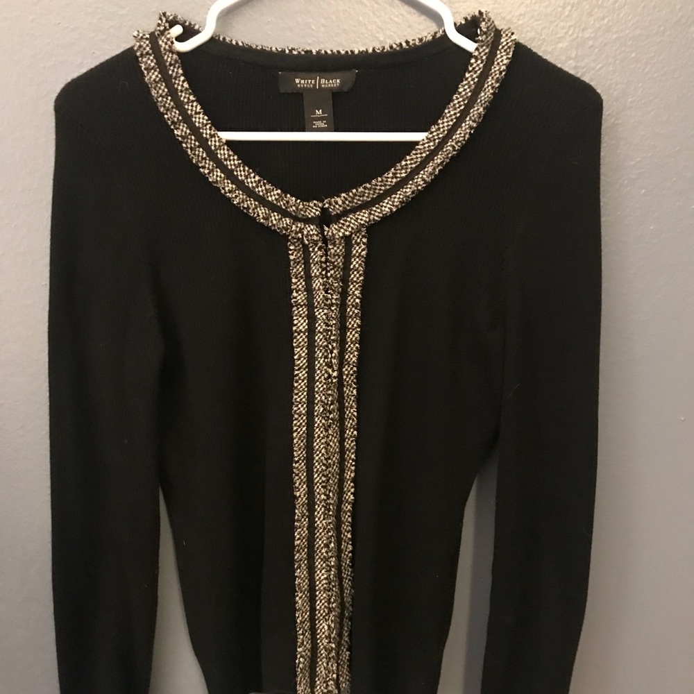 Black House White Market Medium Ruffled cardigan